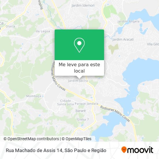 Rua Machado de Assis 14 mapa