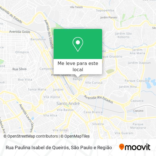 Rua Paulina Isabel de Queirós mapa