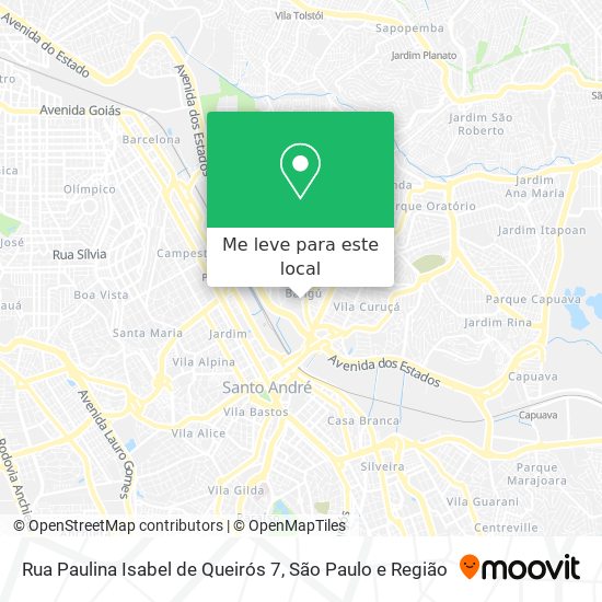 Rua Paulina Isabel de Queirós 7 mapa