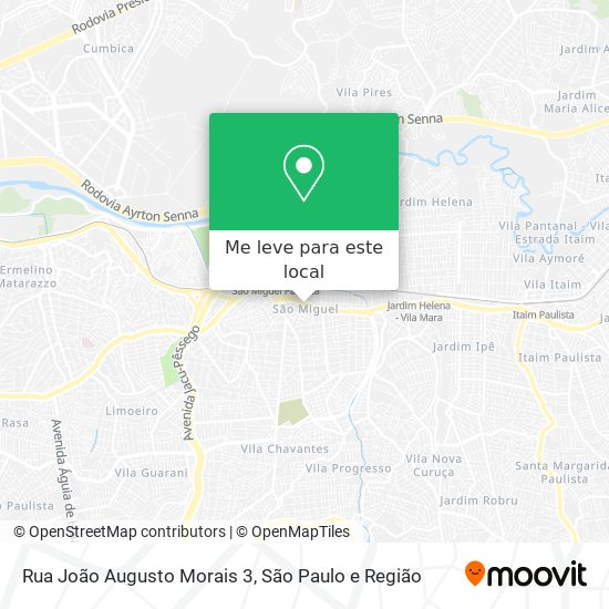 Rua João Augusto Morais 3 mapa