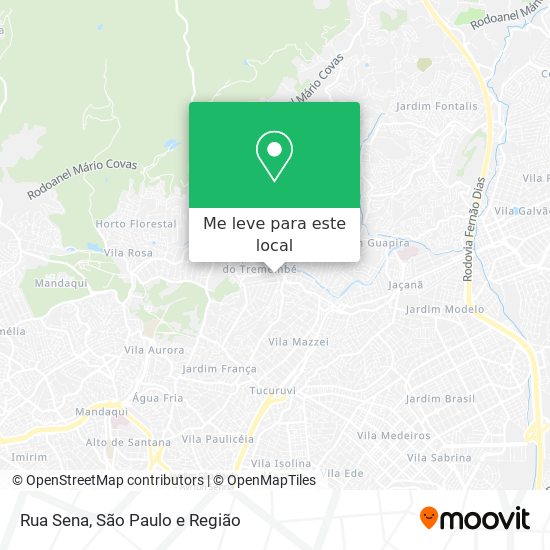 Rua Sena mapa