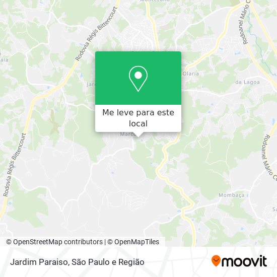 Jardim Paraiso mapa