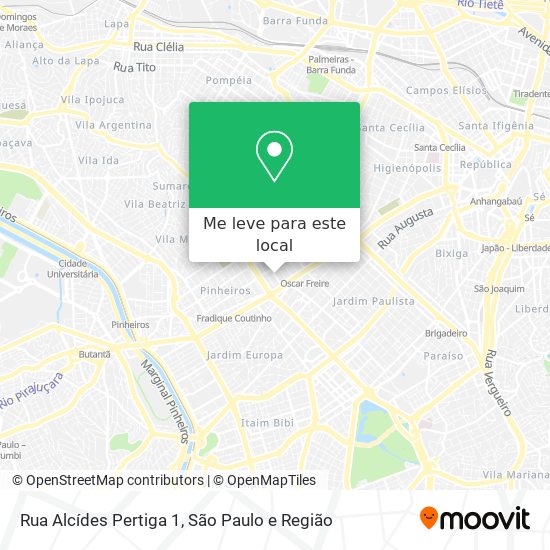 Rua Alcídes Pertiga 1 mapa