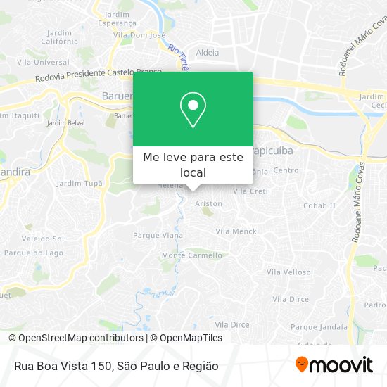 Rua Boa Vista 150 mapa