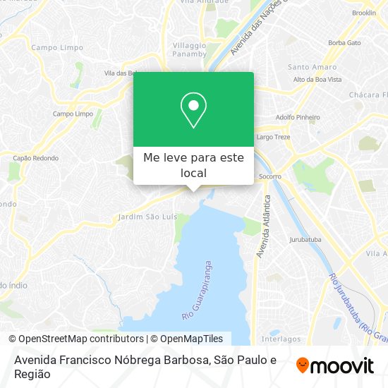 Avenida Francisco Nóbrega Barbosa mapa
