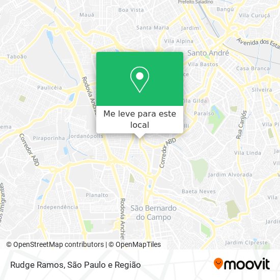 Rudge Ramos mapa