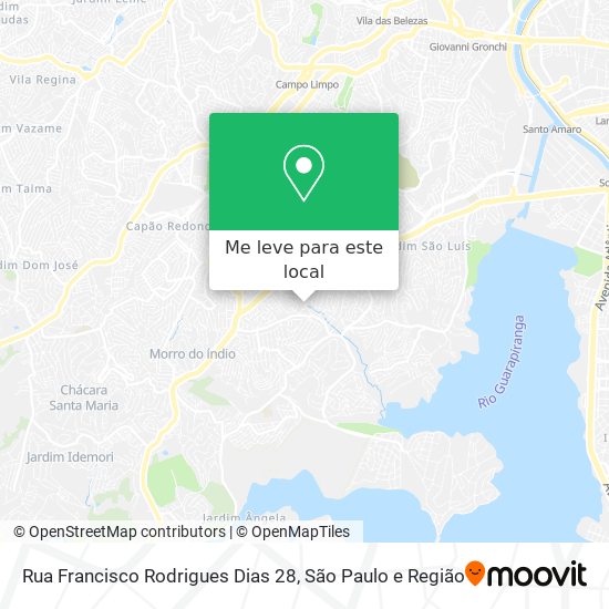 Rua Francisco Rodrigues Dias 28 mapa