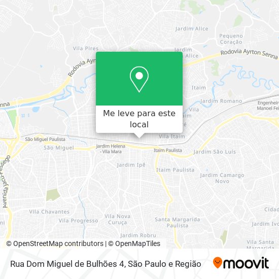 Rua Dom Miguel de Bulhões 4 mapa