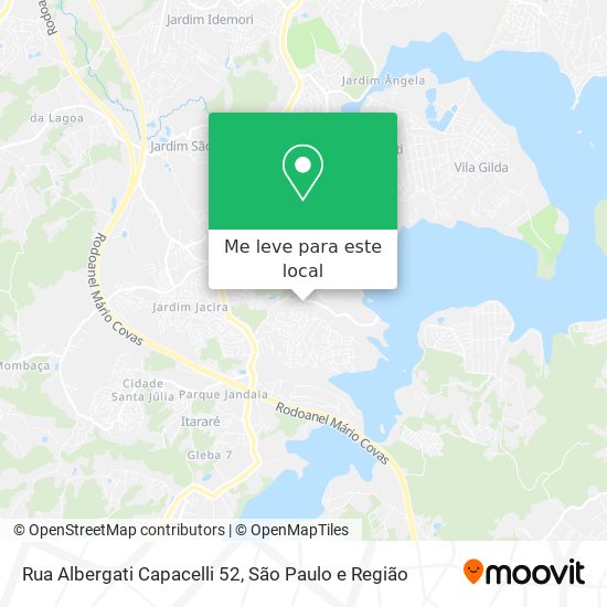 Rua Albergati Capacelli 52 mapa