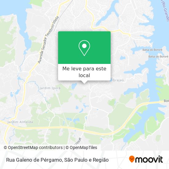 Rua Galeno de Pérgamo mapa