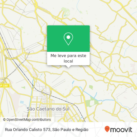 Rua Orlando Calisto 573 mapa