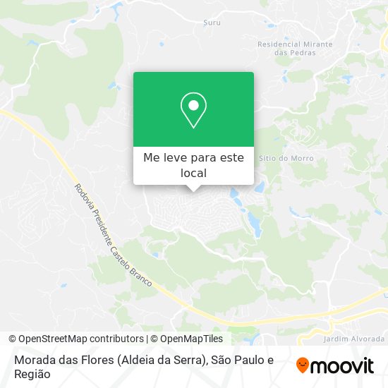 Morada das Flores (Aldeia da Serra) mapa