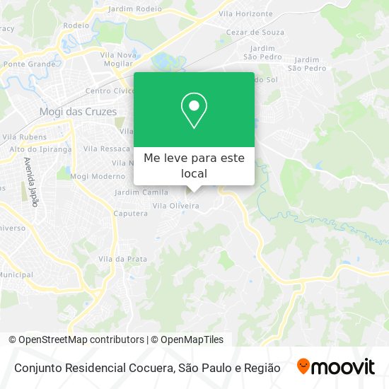 Conjunto Residencial Cocuera mapa