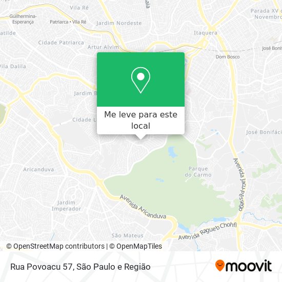 Rua Povoacu 57 mapa