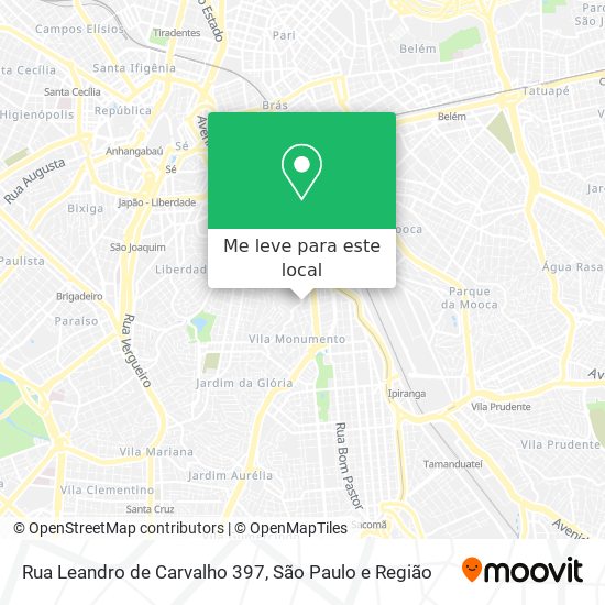 Rua Leandro de Carvalho 397 mapa