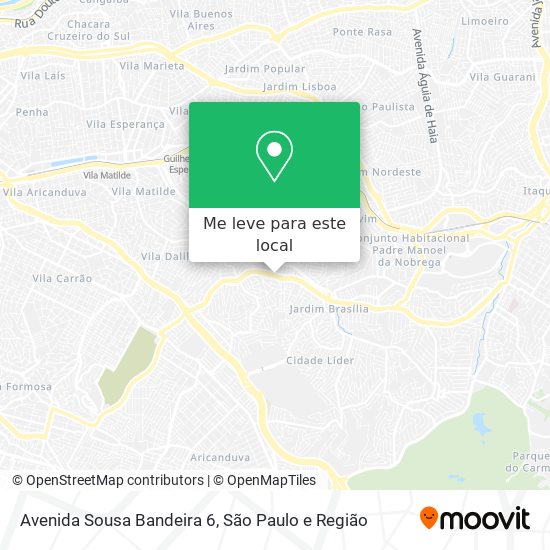 Avenida Sousa Bandeira 6 mapa