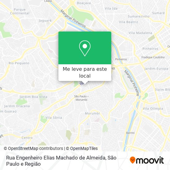 Rua Engenheiro Elías Machado de Almeida mapa
