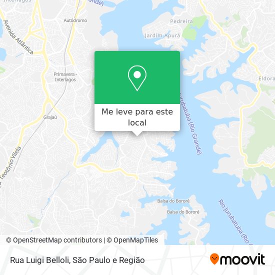 Rua Luigi Belloli mapa