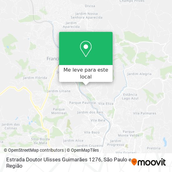 Estrada Doutor Ulisses Guimarães 1276 mapa
