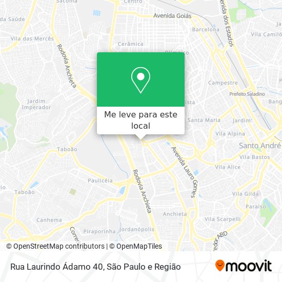 Rua Laurindo Ádamo 40 mapa