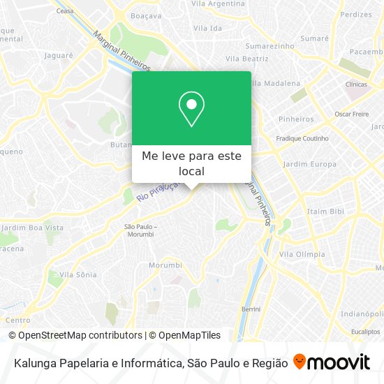 Kalunga Papelaria e Informática mapa