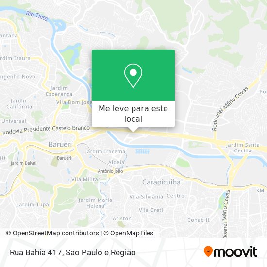 Rua Bahia 417 mapa