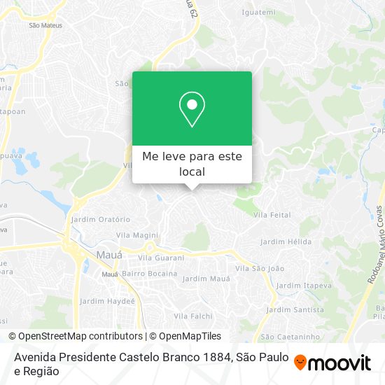Avenida Presidente Castelo Branco 1884 mapa