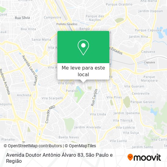 Avenida Doutor Antônio Álvaro 83 mapa