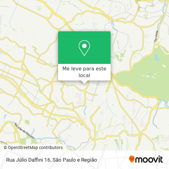 Rua Júlio Daffini 16 mapa