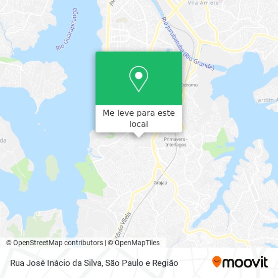 Rua José Inácio da Silva mapa