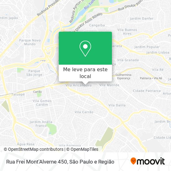 Rua Frei Mont'Alverne 450 mapa