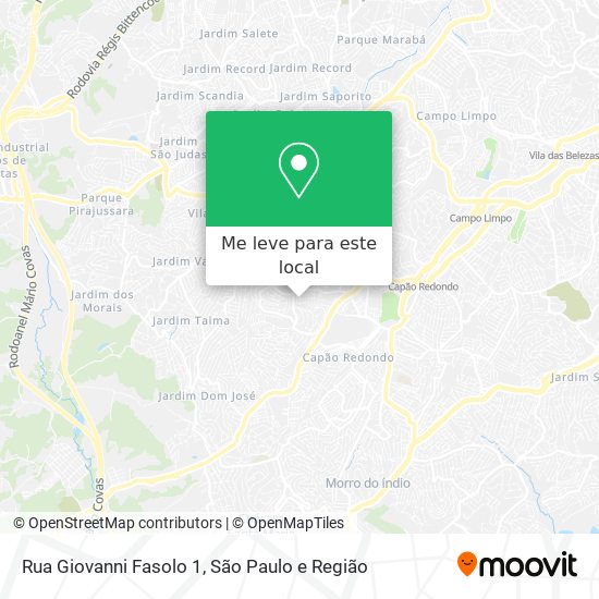 Rua Giovanni Fasolo 1 mapa