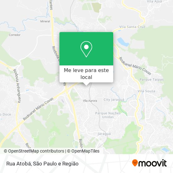 Rua Atobá mapa