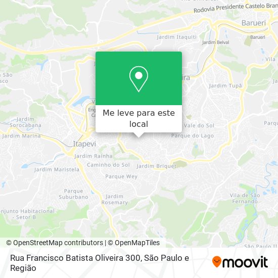 Rua Francisco Batista Oliveira 300 mapa