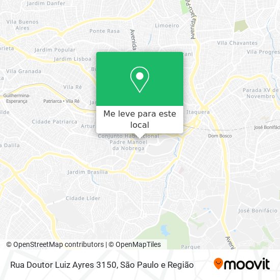Rua Doutor Luiz Ayres 3150 mapa