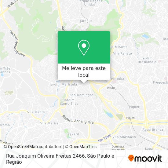 Rua Joaquim Oliveira Freitas 2466 mapa