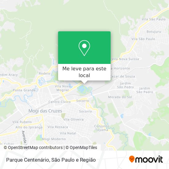 Parque Centenário mapa