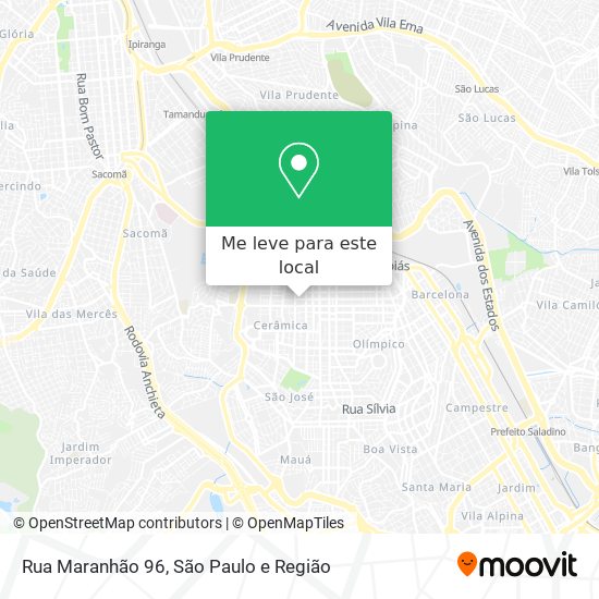 Rua Maranhão 96 mapa