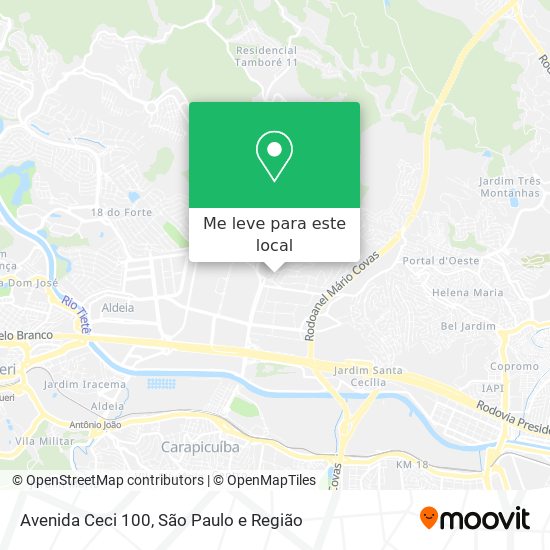 Avenida Ceci 100 mapa