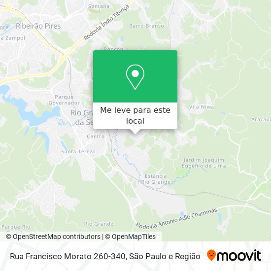 Rua Francisco Morato 260-340 mapa