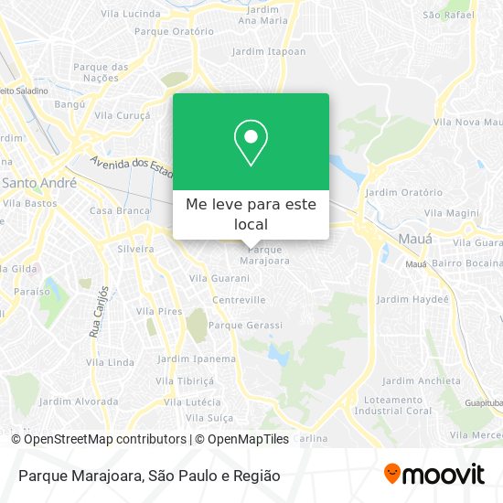 Parque Marajoara mapa