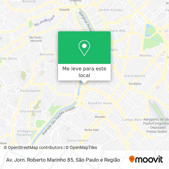 Av. Jorn. Roberto Marinho 85 mapa