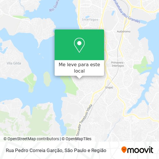 Rua Pedro Correia Garção mapa
