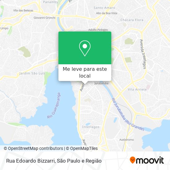 Rua Edoardo Bizzarri mapa
