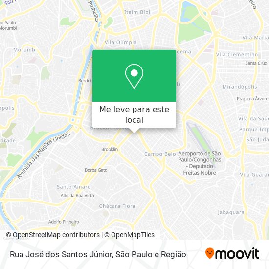 Rua José dos Santos Júnior mapa