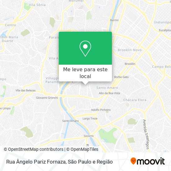 Rua Ângelo Pariz Fornaza mapa