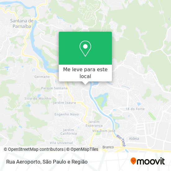 Rua Aeroporto mapa