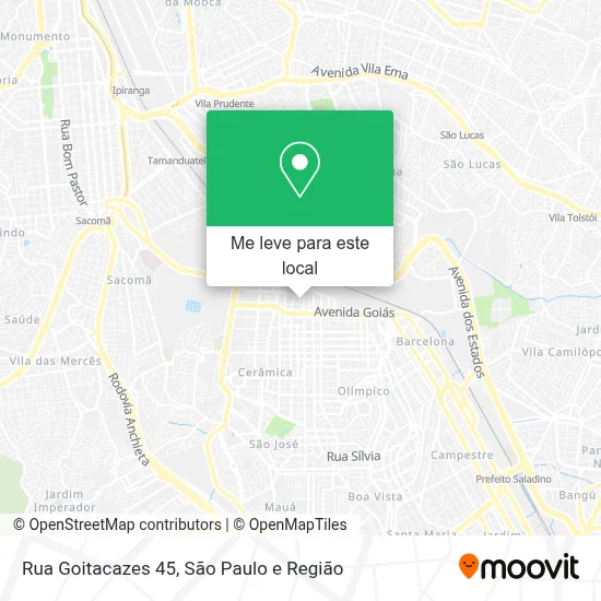 Rua Goitacazes 45 mapa