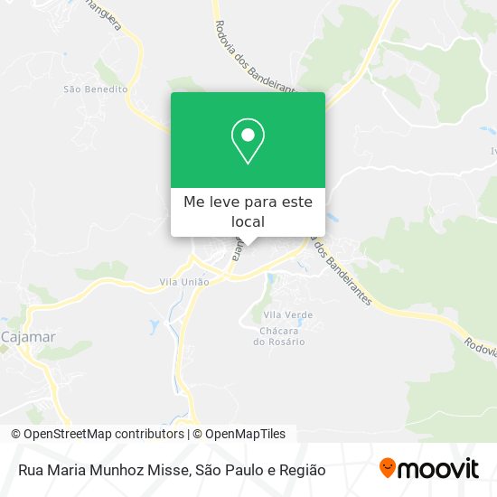 Rua Maria Munhoz Misse mapa