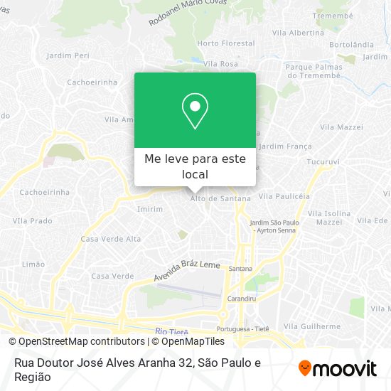 Rua Doutor José Alves Aranha 32 mapa